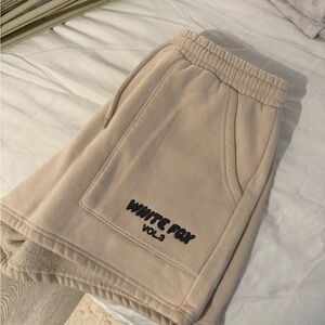 White Fox Beige Shorts